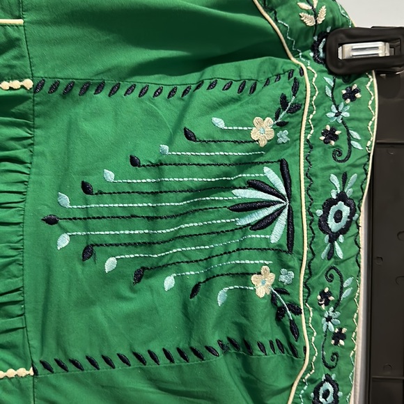 Strapless green shirt - Picture 2 of 5